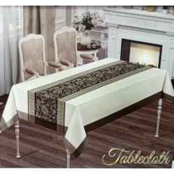 Скатертина "Елегантна" тканина "MONFINO" (150 х 220 см) в подарунковій коробці