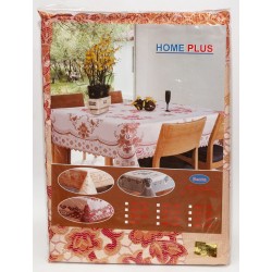 Скатерть "HOME PLUS" тканевая с люрексовым орнаментом (120 х 150 см)