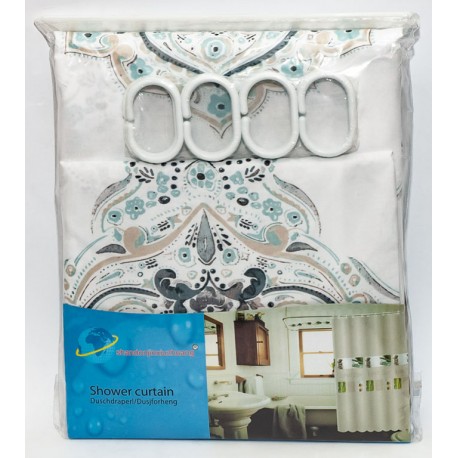 Шторка для ванної тканини "HOME PLUS" (180х180см)
